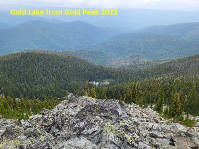 Gold Lake from Gold Peak 2023